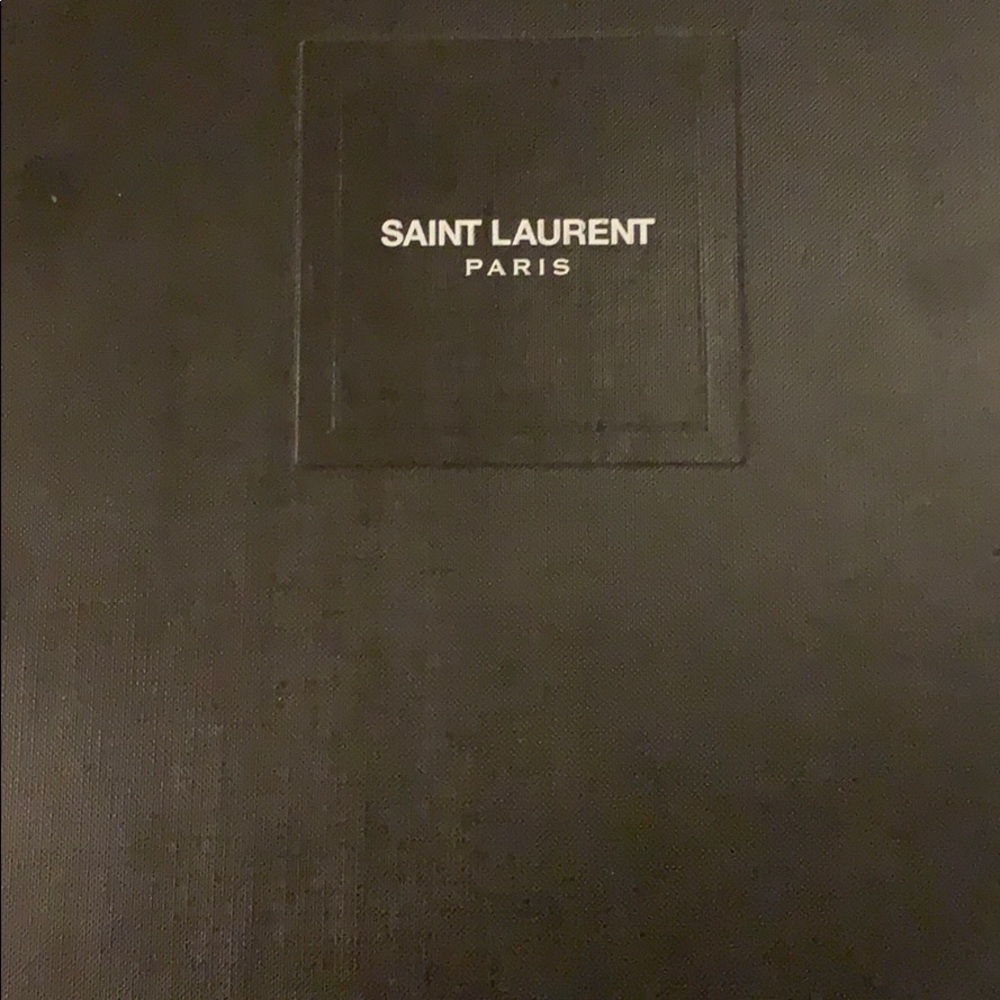 YSL Nero Black Leather Pumps 3in Heel Size 41 US10